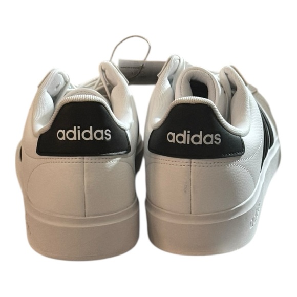 adidas Cloudfoam White and Black Sneakers - Picture 5 of 10